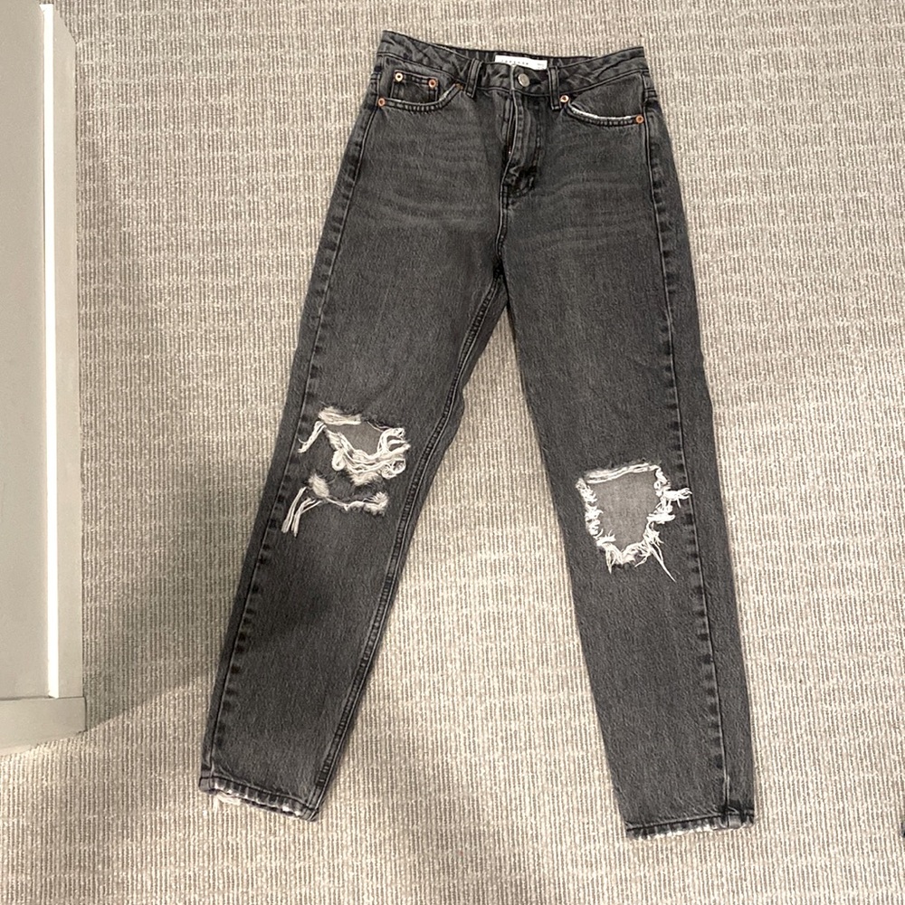 Brand new black ripped jeans! Topshop!